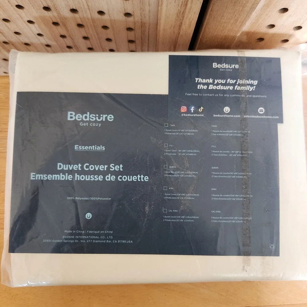 Bedsure Get‎ Cozy Duvet Cover Set Twin with Pillowcase